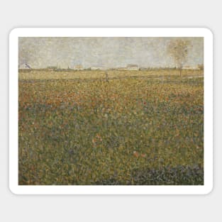 La Luzerne, Saint-Denis by Georges-Pierre Seurat Magnet